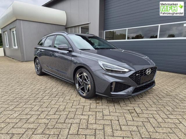 Hyundai i30 Kombi 1.6 T-GDI 150PS Automatik N-Line Sitzheizung Lenkradheizung Klimaautomatik Navi 10,3"-Touchscreen Bluelink Apple CarPlay + Android Auto PDC v+h R&uuml;ckf.Kamera 18-LM 
