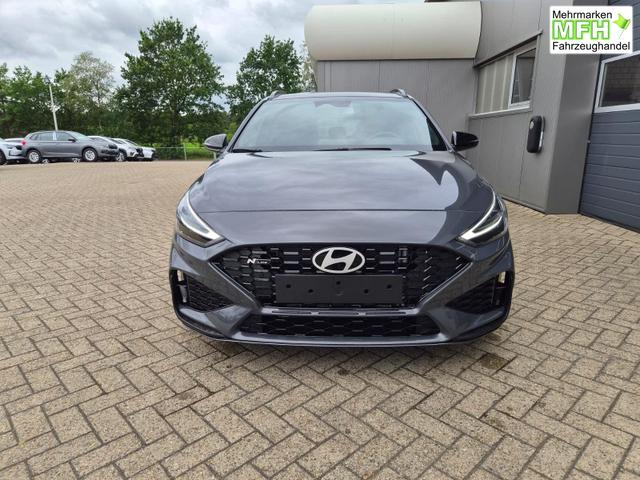 Hyundai i30 Kombi 1.6 T-GDI 150PS Automatik N-Line Sitzheizung Lenkradheizung Klimaautomatik Navi 10,3"-Touchscreen Bluelink Apple CarPlay + Android Auto PDC v+h R&uuml;ckf.Kamera 18-LM 