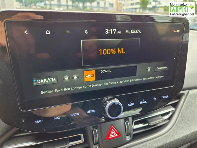 Hyundai i30 Kombi 1.6 T-GDI 150PS Automatik N-Line Sitzheizung Lenkradheizung Klimaautomatik Navi 10,3"-Touchscreen Bluelink Apple CarPlay + Android Auto PDC v+h R&uuml;ckf.Kamera 18-LM 