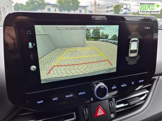Hyundai i30 Kombi 1.6 T-GDI 150PS Automatik N-Line Sitzheizung Lenkradheizung Klimaautomatik Navi 10,3"-Touchscreen Bluelink Apple CarPlay + Android Auto PDC v+h R&uuml;ckf.Kamera 18-LM 