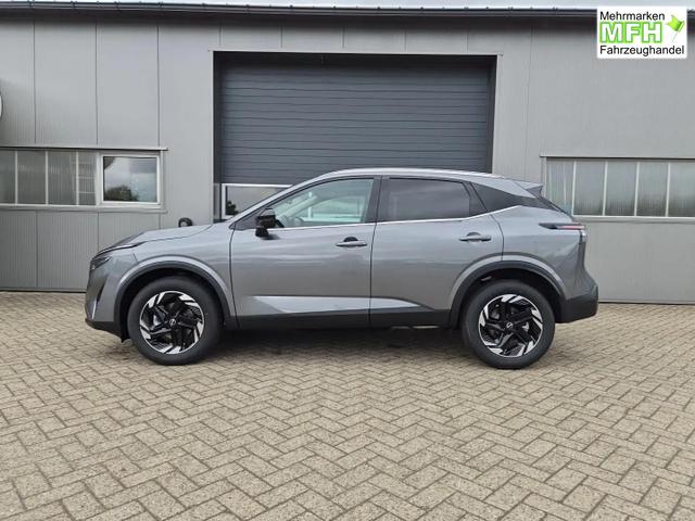 Nissan Qashqai 1.3 DIG-T MHEV 158 PS X-Tronic N-Connecta Teil-Leder PanoGlasdach Klimaautomatik Sitzheizung Lenkradheizung Navi ACC PDC v+h 360&deg;Kamera DAB Bluetooth Touchscreen Apple CarPlay Android Auto 18"LM 