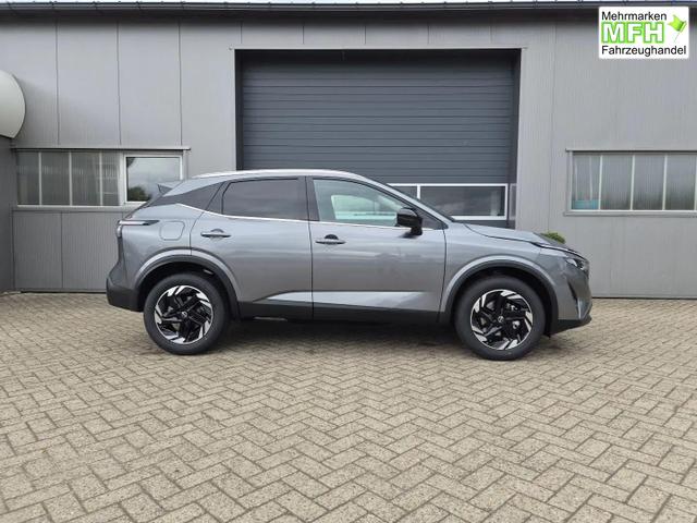 Nissan Qashqai 1.3 DIG-T MHEV 158 PS X-Tronic N-Connecta Teil-Leder PanoGlasdach Klimaautomatik Sitzheizung Lenkradheizung Navi ACC PDC v+h 360&deg;Kamera DAB Bluetooth Touchscreen Apple CarPlay Android Auto 18"LM 