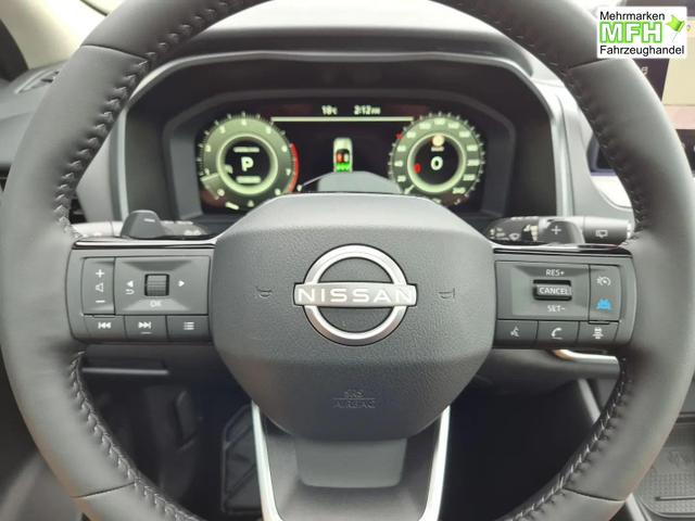 Nissan Qashqai 1.3 DIG-T MHEV 158 PS X-Tronic N-Connecta Teil-Leder PanoGlasdach Klimaautomatik Sitzheizung Lenkradheizung Navi ACC PDC v+h 360&deg;Kamera DAB Bluetooth Touchscreen Apple CarPlay Android Auto 18"LM 