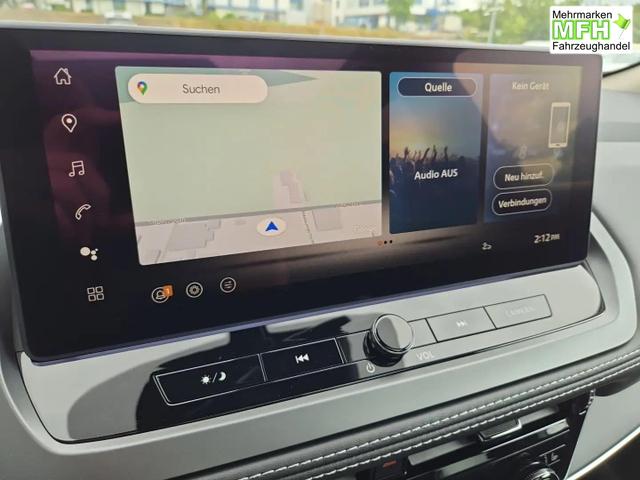 Nissan Qashqai 1.3 DIG-T MHEV 158 PS X-Tronic N-Connecta Teil-Leder PanoGlasdach Klimaautomatik Sitzheizung Lenkradheizung Navi ACC PDC v+h 360&deg;Kamera DAB Bluetooth Touchscreen Apple CarPlay Android Auto 18"LM 