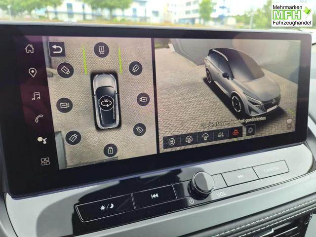Nissan Qashqai 1.3 DIG-T MHEV 158 PS X-Tronic N-Connecta Teil-Leder PanoGlasdach Klimaautomatik Sitzheizung Lenkradheizung Navi ACC PDC v+h 360&deg;Kamera DAB Bluetooth Touchscreen Apple CarPlay Android Auto 18"LM 