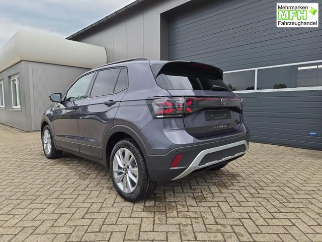 Volkswagen T-Cross 1.0 TSI 116PS DSG Life AHK (abnehmbar) IQ.LIGHT-LED-Matrix Sitzheizung R&uuml;ckf.Kamera Klimaautomatik Abstandstempomat Apple CarPlay Android Auto 