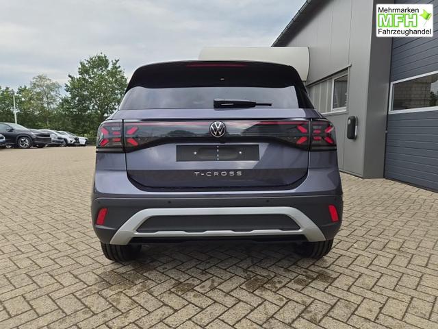Volkswagen T-Cross 1.0 TSI 116PS DSG Life AHK (abnehmbar) IQ.LIGHT-LED-Matrix Sitzheizung R&uuml;ckf.Kamera Klimaautomatik Abstandstempomat Apple CarPlay Android Auto 