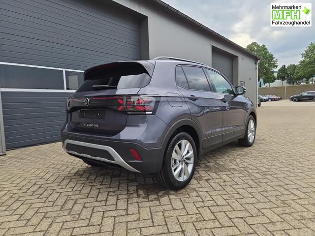 Volkswagen T-Cross 1.0 TSI 116PS DSG Life AHK (abnehmbar) IQ.LIGHT-LED-Matrix Sitzheizung R&uuml;ckf.Kamera Klimaautomatik Abstandstempomat Apple CarPlay Android Auto 
