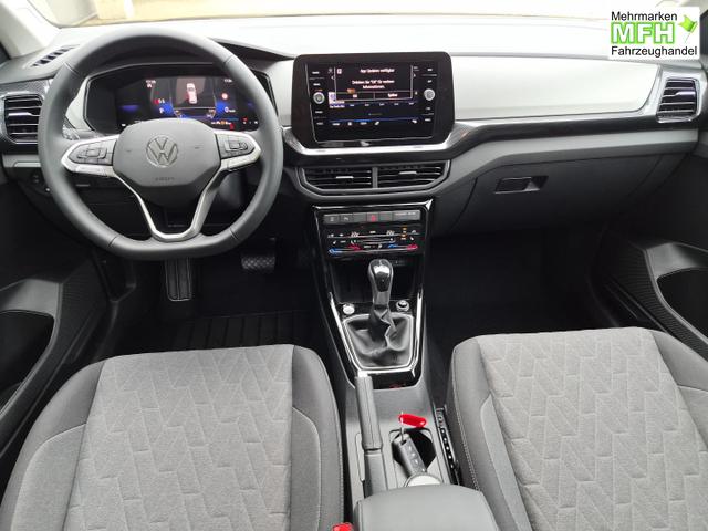 Volkswagen T-Cross 1.0 TSI 116PS DSG Life AHK (abnehmbar) IQ.LIGHT-LED-Matrix Sitzheizung R&uuml;ckf.Kamera Klimaautomatik Abstandstempomat Apple CarPlay Android Auto 