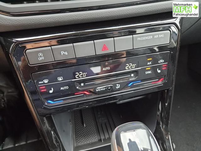 Volkswagen T-Cross 1.0 TSI 116PS DSG Life AHK (abnehmbar) IQ.LIGHT-LED-Matrix Sitzheizung R&uuml;ckf.Kamera Klimaautomatik Abstandstempomat Apple CarPlay Android Auto 