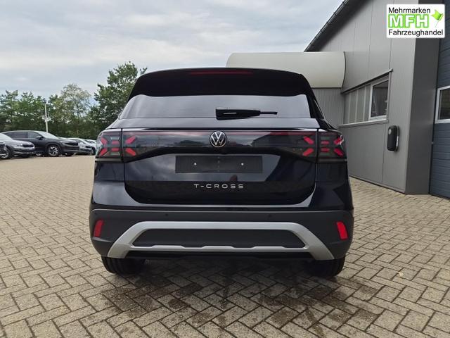 Volkswagen T-Cross 1.0 TSI 116PS DSG Life AHK (abnehmbar) IQ.LIGHT-LED-Matrix Sitzheizung R&uuml;ckf.Kamera Klimaautomatik Abstandstempomat Apple CarPlay Android Auto 
