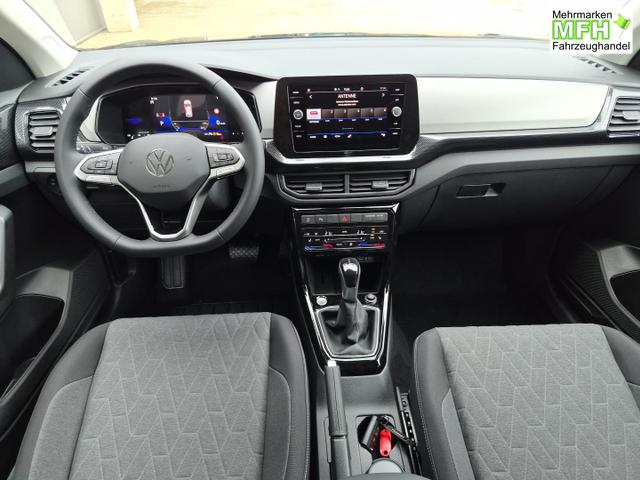 Volkswagen T-Cross 1.0 TSI 116PS DSG Life AHK (abnehmbar) IQ.LIGHT-LED-Matrix Sitzheizung R&uuml;ckf.Kamera Klimaautomatik Abstandstempomat Apple CarPlay Android Auto 