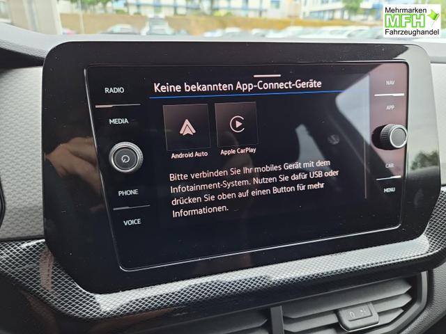 Volkswagen T-Cross 1.0 TSI 116PS DSG Life AHK (abnehmbar) IQ.LIGHT-LED-Matrix Sitzheizung R&uuml;ckf.Kamera Klimaautomatik Abstandstempomat Apple CarPlay Android Auto 