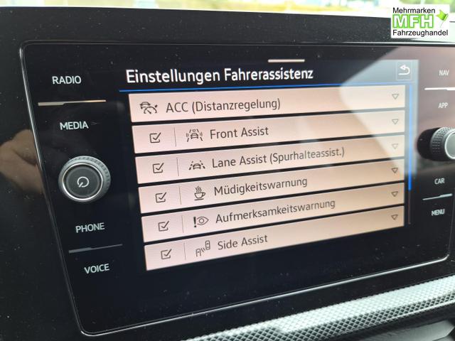 Volkswagen T-Cross 1.0 TSI 116PS DSG Life AHK (abnehmbar) IQ.LIGHT-LED-Matrix Sitzheizung R&uuml;ckf.Kamera Klimaautomatik Abstandstempomat Apple CarPlay Android Auto 