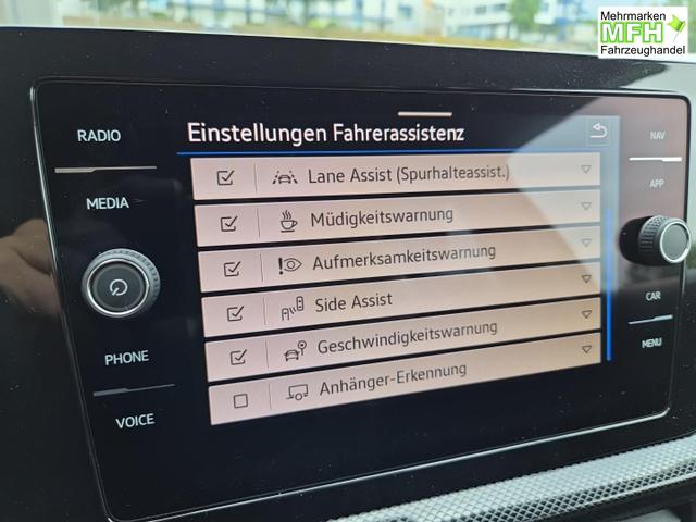 Volkswagen T-Cross 1.0 TSI 116PS DSG Life AHK (abnehmbar) IQ.LIGHT-LED-Matrix Sitzheizung R&uuml;ckf.Kamera Klimaautomatik Abstandstempomat Apple CarPlay Android Auto 