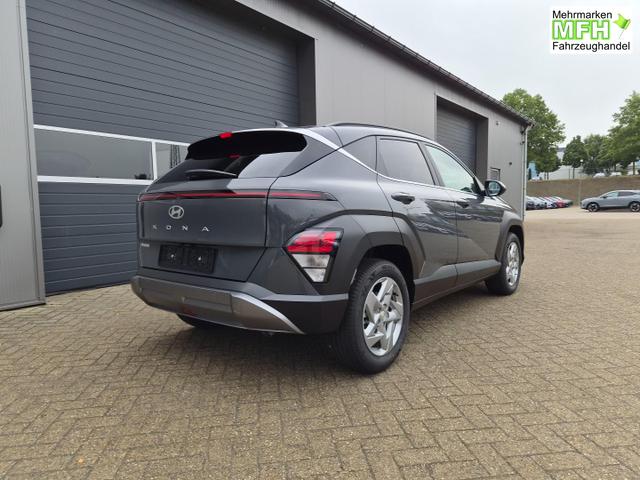 Hyundai KONA Trend 1.6 T-GDI 150PS Automatik Voll-LED-Scheinw. Sitzheizung Lenkradheizung ACC Klimaautomatik Navi Touchscreen DAB+ Apple CarPlay + Android Auto PDC v+h R&uuml;ckf.Kamera 2xKeyless 17-LM 