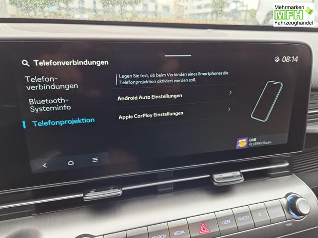 Hyundai KONA Trend 1.6 T-GDI 150PS Automatik Voll-LED-Scheinw. Sitzheizung Lenkradheizung ACC Klimaautomatik Navi Touchscreen DAB+ Apple CarPlay + Android Auto PDC v+h R&uuml;ckf.Kamera 2xKeyless 17-LM 