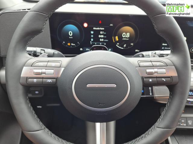 Hyundai KONA Trend 1.6 T-GDI 150PS Automatik Voll-LED-Scheinw. Sitzheizung Lenkradheizung ACC Klimaautomatik Navi Touchscreen DAB+ Apple CarPlay + Android Auto PDC v+h R&uuml;ckf.Kamera 2xKeyless 17-LM 