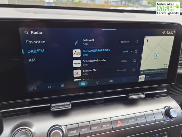 Hyundai KONA Trend 1.6 T-GDI 150PS Automatik Voll-LED-Scheinw. Sitzheizung Lenkradheizung ACC Klimaautomatik Navi Touchscreen DAB+ Apple CarPlay + Android Auto PDC v+h R&uuml;ckf.Kamera 2xKeyless 17-LM 