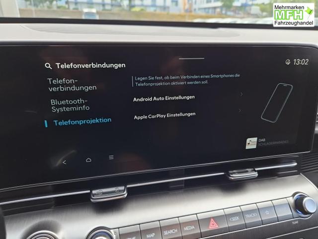 Hyundai KONA Trend 1.6 T-GDI 150PS Automatik Voll-LED-Scheinw. Sitzheizung Lenkradheizung ACC Klimaautomatik Navi Touchscreen DAB+ Apple CarPlay + Android Auto PDC v+h R&uuml;ckf.Kamera 2xKeyless 17-LM 