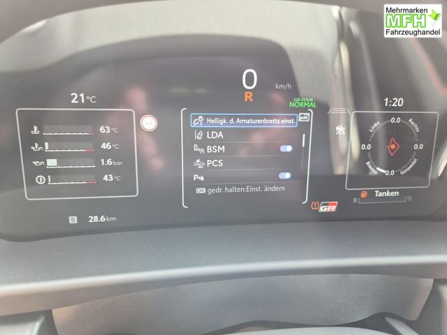 Toyota GR Yaris 1.6 Turbo 280PS Automatik 4x4 High Performance Klimaautomatik Lenkradheizung Sitzheizung JBL Premiumsound Navi Bluetooth DAB Apple CarPlay Android Auto2x Keyless ACC R&uuml;ckf.Kamera PDC v+h 18-LM 