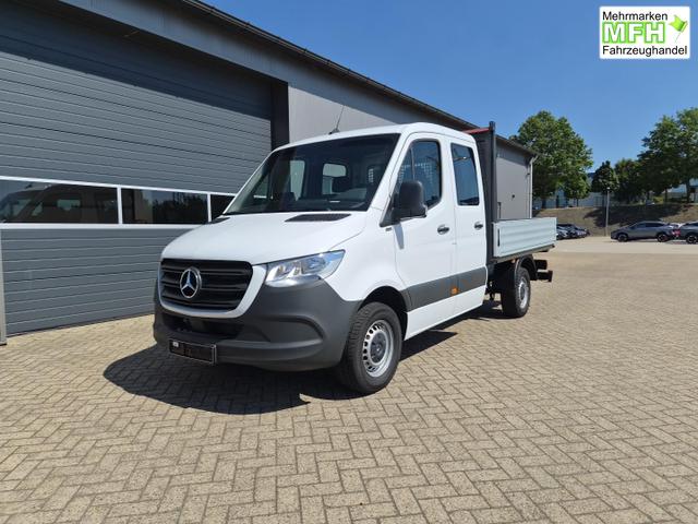 Mercedes-Benz Sprinter 317 Pritsche Doppelkabine L2 2.0 CDi 170PS Automatik Heckantrieb 3,5t 6-Sitzer AHK Klimaautomatik Bluetooth DAB Apple CarPlay Android Auto R&uuml;ckf.Kamera Tempomat Ganzj.Reifen 