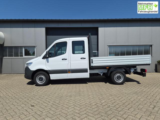 Mercedes-Benz Sprinter 317 Pritsche Doppelkabine L2 2.0 CDi 170PS Automatik Heckantrieb 3,5t 6-Sitzer AHK Klimaautomatik Bluetooth DAB Apple CarPlay Android Auto R&uuml;ckf.Kamera Tempomat Ganzj.Reifen 
