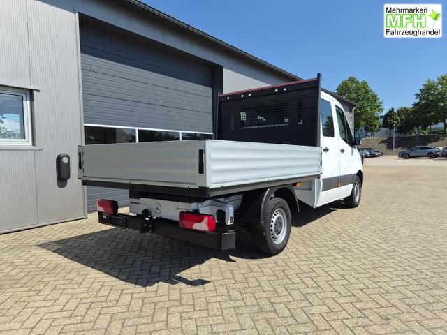 Mercedes-Benz Sprinter 317 Pritsche Doppelkabine L2 2.0 CDi 170PS Automatik Heckantrieb 3,5t 6-Sitzer AHK Klimaautomatik Bluetooth DAB Apple CarPlay Android Auto R&uuml;ckf.Kamera Tempomat Ganzj.Reifen 