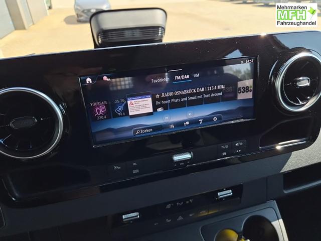 Mercedes-Benz Sprinter 317 Pritsche Doppelkabine L2 2.0 CDi 170PS Automatik Heckantrieb 3,5t 6-Sitzer AHK Klimaautomatik Bluetooth DAB Apple CarPlay Android Auto R&uuml;ckf.Kamera Tempomat Ganzj.Reifen 