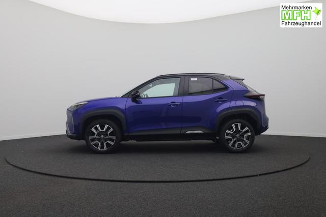Toyota Yaris Cross 1.5-l 130PS HEV Automatik Style Matrix-LED 4xKamera elektr. Heckklappe Sitzheizung Lenkradheizung Klimaautomatik Navi Bluetooth wireless Apple CarPlay + Android Auto ACC PDC v+h 18"LM 