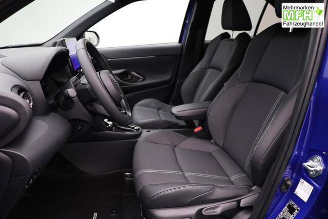 Toyota Yaris Cross 1.5-l 130PS HEV Automatik Style Matrix-LED 4xKamera elektr. Heckklappe Sitzheizung Lenkradheizung Klimaautomatik Navi Bluetooth wireless Apple CarPlay + Android Auto ACC PDC v+h 18"LM 