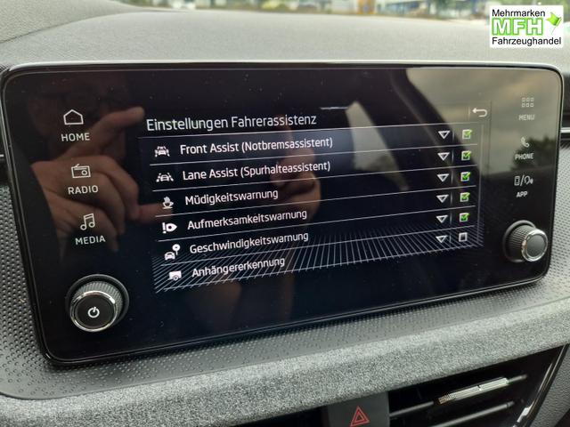 Skoda Scala 1.0 TSI 115PS DSG Selection AHK schwenkb. Klimaautomatik Sitzheizung PDC R&uuml;ckf.Kamera Apple CarPlay Android Auto 