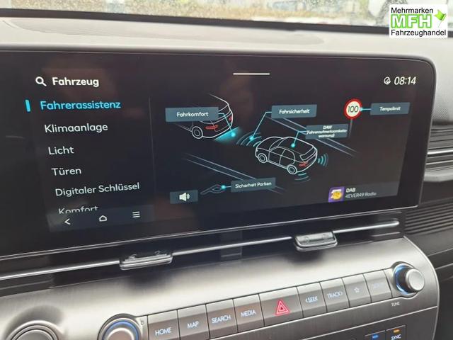 Hyundai KONA Trend 1.6 T-GDI 150PS Automatik Voll-LED-Scheinw. Sitzheizung Lenkradheizung ACC Klimaautomatik Navi Touchscreen DAB+ Apple CarPlay + Android Auto PDC v+h R&uuml;ckf.Kamera 2xKeyless 17-LM 