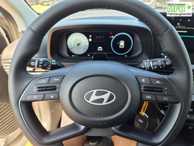 Hyundai i20 1.0 T-GDI 90PS Trend Automatik 5-t&uuml;rig Innenraumkamera 2xKeyless Klimaautomatik Sitzheizung Lenkradheizung Navi R&uuml;ckf.Kamera PDC Apple CarPlay Android Auto Tempomat Touchscreen 16"LM 
