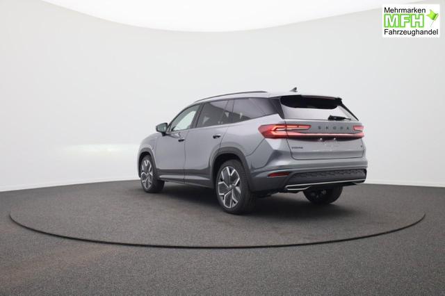 Skoda Kodiaq Sportline 1.5 TSI 204PS PHEV DSG Sitzheizung v+h Frontscheibe beheizb. 20"LM schwenkb. AHK elektr. PanoDach Alcantara PDC R&uuml;ckf.Kamera Klimaautomatik Lenkradheizung Navi Apple CarPlay Android Auto 2xKeyless vollelektr. Reichweite 116KM 