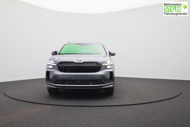 Skoda Kodiaq Sportline 1.5 TSI 204PS PHEV DSG Sitzheizung v+h Frontscheibe beheizb. 20"LM schwenkb. AHK elektr. PanoDach Alcantara PDC R&uuml;ckf.Kamera Klimaautomatik Lenkradheizung Navi Apple CarPlay Android Auto 2xKeyless vollelektr. Reichweite 116KM 
