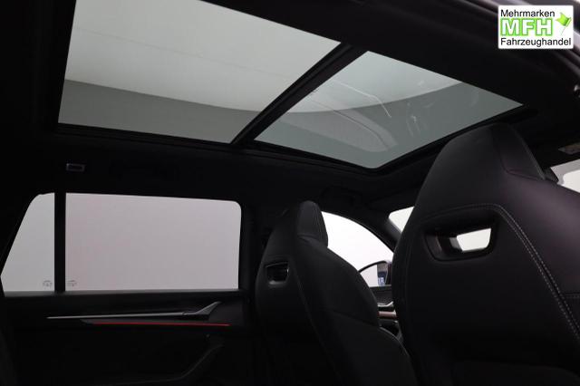 Skoda Kodiaq Sportline 1.5 TSI 204PS PHEV DSG Sitzheizung v+h Frontscheibe beheizb. 20"LM schwenkb. AHK elektr. PanoDach Alcantara PDC R&uuml;ckf.Kamera Klimaautomatik Lenkradheizung Navi Apple CarPlay Android Auto 2xKeyless vollelektr. Reichweite 116KM 
