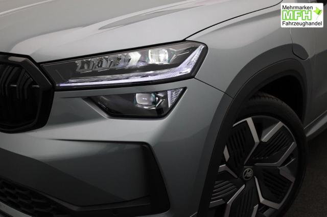 Skoda Kodiaq Sportline 1.5 TSI 204PS PHEV DSG Sitzheizung v+h Frontscheibe beheizb. 20"LM schwenkb. AHK elektr. PanoDach Alcantara PDC R&uuml;ckf.Kamera Klimaautomatik Lenkradheizung Navi Apple CarPlay Android Auto 2xKeyless vollelektr. Reichweite 116KM 