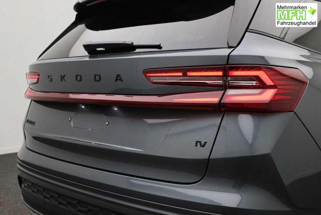 Skoda Kodiaq Sportline 1.5 TSI 204PS PHEV DSG Sitzheizung v+h Frontscheibe beheizb. 20"LM schwenkb. AHK elektr. PanoDach Alcantara PDC R&uuml;ckf.Kamera Klimaautomatik Lenkradheizung Navi Apple CarPlay Android Auto 2xKeyless vollelektr. Reichweite 116KM 