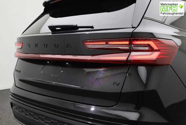 Skoda Kodiaq Sportline 1.5 TSI 204PS PHEV DSG Sitzheizung v+h Frontscheibe beheizb. 20"LM schwenkb. AHK elektr. PanoDach Alcantara PDC R&uuml;ckf.Kamera Klimaautomatik Lenkradheizung Navi Apple CarPlay Android Auto 2xKeyless vollelektr. Reichweite 116KM 