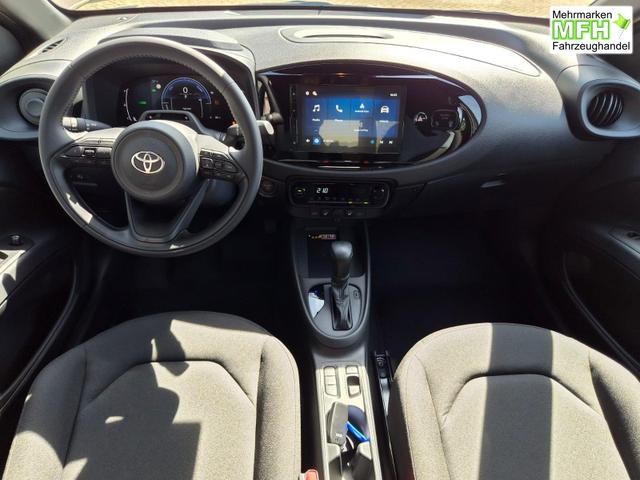 Toyota Aygo X Pure 1.5 Hybrid 116PS Automatik Sitzheizung Klimaautomatik R&uuml;ckf.Kamera AbstandsTempomat Nebelscheinw. Multifunktionslenkrad Bluetooth Touchscreen Apple CarPlay + Android Auto 2xKeyless 