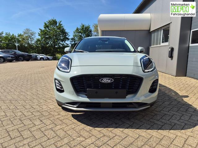 Ford Puma Titanium 1.0 Hybrid 125PS Autom. Klimaautomatik Sitzheizung Lenkradheizung Frontscheibe beheizb. LED-Scheinwerfer SYNC4 Bluetooth Apple CarPlay Android Auto PDC v+h 