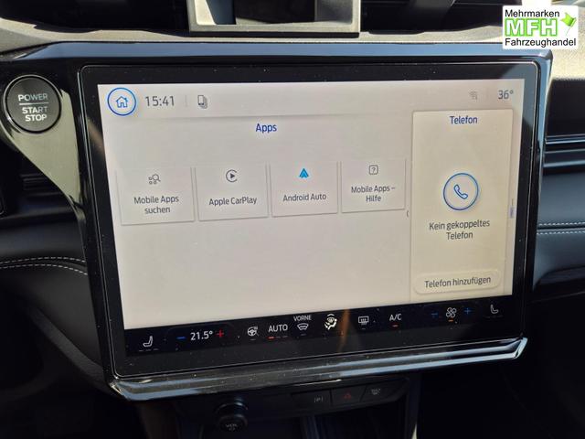 Ford Puma Titanium 1.0 EcoBoost Hybrid 125PS Automatik Klimaautomatik Sitzheizung Lenkradheizung Frontscheibe beheizb. LED-Scheinwerfer SYNC4 Bluetooth Apple CarPlay Android Auto PDC v+h 