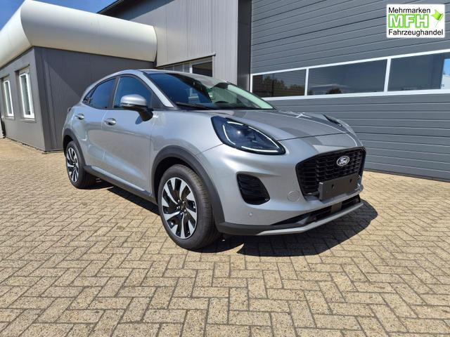 Ford Puma Titanium 1.0 EcoBoost Hybrid 125PS Automatik Klimaautomatik Sitzheizung Lenkradheizung Frontscheibe beheizb. LED-Scheinwerfer SYNC4 Bluetooth Apple CarPlay Android Auto PDC v+h 