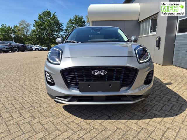 Ford Puma Titanium 1.0 EcoBoost Hybrid 125PS Automatik Klimaautomatik Sitzheizung Lenkradheizung Frontscheibe beheizb. LED-Scheinwerfer SYNC4 Bluetooth Apple CarPlay Android Auto PDC v+h 