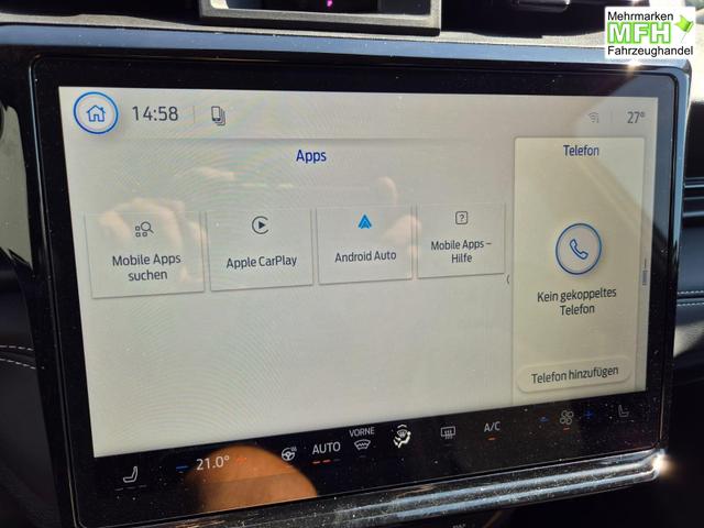 Ford Puma Titanium 1.0 EcoBoost Hybrid 125PS Automatik Klimaautomatik Sitzheizung Lenkradheizung Frontscheibe beheizb. LED-Scheinwerfer SYNC4 Bluetooth Apple CarPlay Android Auto PDC v+h 