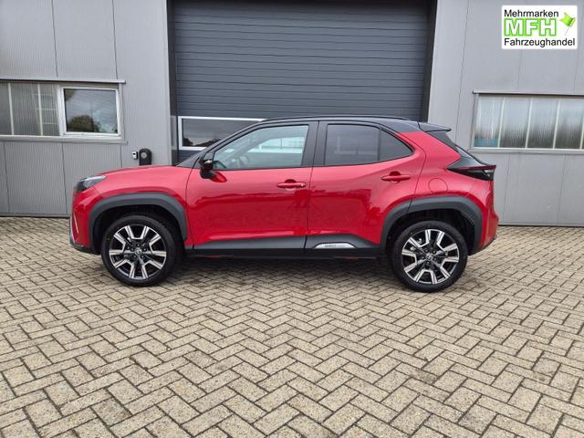 Toyota Yaris Cross 1.5-l 130PS HEV Automatik Style Matrix-LED 4xKamera elektr. Heckklappe Sitzheizung Lenkradheizung Klimaautomatik Navi Bluetooth wireless Apple CarPlay + Android Auto ACC PDC v+h 18"LM 