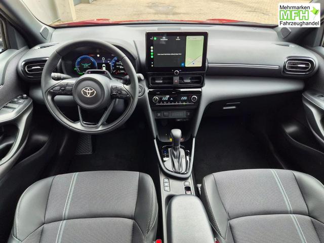 Toyota Yaris Cross 1.5-l 130PS HEV Automatik Style Matrix-LED 4xKamera elektr. Heckklappe Sitzheizung Lenkradheizung Klimaautomatik Navi Bluetooth wireless Apple CarPlay + Android Auto ACC PDC v+h 18"LM 
