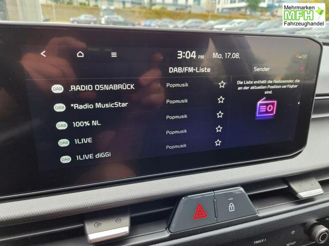 Kia Stonic 1.0 T-GDI MHEV 115PS NEUES MODELL LED-Scheinwerfer Sitzheizung Lenkradheizung PDC v+h R&uuml;ckf.Kamera Klima Bluetooth Touchscreen Apple CarPlay Android Auto Tempomat 16"LM 