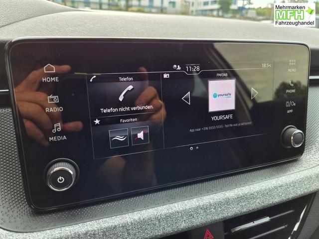 Skoda Kamiq 1.5 TSI 150PS DSG Selection Klimaautomatik Sitzheizung R&uuml;ckf.Kamera PDC Apple CarPlay + Android Auto Tempomat Garantieverl&auml;ngerung 16"LM 